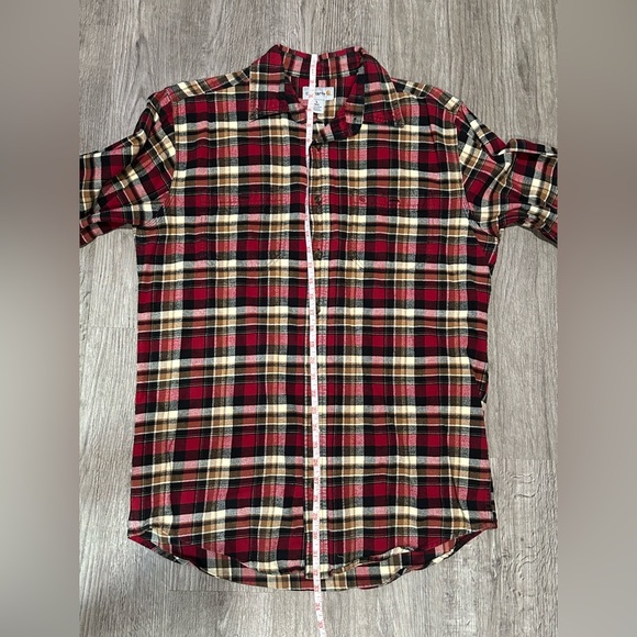 Carhartt Men’s Relaxed Fit Flannel Shirt – Red – Size L Tall - Picture 3 of 8